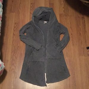 Gray long sleeve sweater